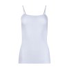 HUBER dámske tielko so špagetovými ramienkami Cotton Fine Rib B25 - white (Farba white-0500, Veľkosť 46)
