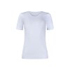 HUBER dámske tričko krátky rukáv Cotton Fine Rib B25 - white (Farba white-0500, Veľkosť 52)