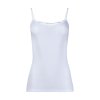 HUBER dámske tielko so špagetovými ramienkami Cotton Embroidery B25 - white (Farba white-0500, Veľkosť 46)