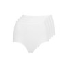 HUBER dámske nohavičky Maxi 4-balenie Cotton 4Pack B25 - white (Farba white-0500, Veľkosť 54)