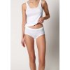 HUBER dámske nohavičky Midi 2-balenie Cotton 2Pack Fine Rib B25 - white (Farba white-0500, Veľkosť 52)