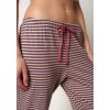 HUBER dámske nohavice dlhé Night Basic Selection B25 - rosedenim stripes (Farba rose denim stripes-h206, Veľkosť 46)