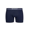 SKINY pánske panty dlhá noha Micro Deluxe B25 - crown blue (Farba crown blue-0393, Veľkosť XXL)