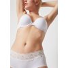 SKINY dámske panty 2-balenie Cotton Lace Essentials B25 - white (Farba white-0500, Veľkosť 42)