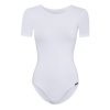 SKINY dámske body s krátkym rukávom Cotton Bodies B25 - white (Farba white-0500, Veľkosť 42)
