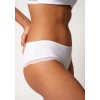 SKINY dámske panty Cheeky 2-balenie Classicotton B25 - white (Farba white-0500, Veľkosť 42)