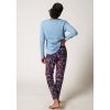 SKINY dámska pyžama dlhá Night In Skiny W24 - fading sky (Farba fading sky-s646, Veľkosť 44)