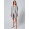 HUBER dámsky župan 24-Hours Lounge B25 - grey (Farba grey-8268, Veľkosť 44/46)
