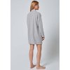 HUBER dámsky župan 24-Hours Lounge B25 - grey (Farba grey-8268, Veľkosť 44/46)