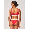 SKINY podprsenka vyberateľné výstuže Modal Retro B25 - hibiscus (Farba hibiscus-S753, Veľkosť 44)
