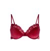 SKINY podprsenka vystužená Velvet Dream WX - rubin red (Farba rubin red-2270, Veľkosť 85 B)