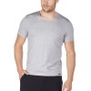 SKINY pánske V-tričko krátky rukáv Slougewear BX - stonegrey melange (Farba stonegrey melange-5593, Veľkosť S)