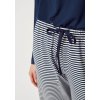 HUBER dámske nohavice dlhé Night Basic Selection B25 - antiquewhite stripes (Farba antiquewhite stripes-H059, Veľkosť 42)