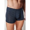 HUBER pánske panty Soft Modal W25 - oceanview herringbone (Farba oceanview herringbone-h403, Veľkosť XXL)