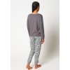 SKINY dámska pyžama dlhá Night In Skiny W25 - volcanic glass (Farba volcanic glass-s929, Veľkosť 44)