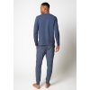 Skiny pánska pyžama dlhá Slumberline W25 - vintage indigo (Farba vintage indigo-s879, Veľkosť XXL)