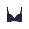 HUBER podprsenka vystužená s kosticou Micro Elegance W25 - baritone blue (Farba baritone blue-h401, Veľkosť 90 D)