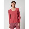 HUBER dámske tričko dlhý rukáv Night Selection W25 - garnet rose (Farba garnet rose-h422, Veľkosť 44)