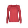 HUBER dámske tričko dlhý rukáv Night Selection W25 - garnet rose (Farba garnet rose-h422, Veľkosť 44)