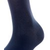 FALKE dámske podkolienky Cotton Touch - dark navy (Farba dark navy-6379, Veľkosť 39-42)