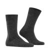 FALKE pánske ponožky Teppich Im Schuh - antracit mele (Farba antracit mele-3080, Veľkosť 43-44)