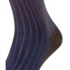 FALKE pánske ponožky Shadow - brown blue (Farba brown blue-5933, Veľkosť 43-44)