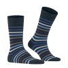 FALKE pánske ponožky Tinted Stripe - dark navy (Farba dark navy-6371, Veľkosť 43-46)