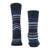 FALKE pánske ponožky Tinted Stripe - dark navy (Farba dark navy-6371, Veľkosť 43-46)
