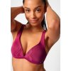SKINY dámsky triangel top vystužený Microornaments W25 - sangria (Farba sangria-s913, Veľkosť 85C)