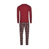 SKINY pánska pyžama dlhá Slumberline W25 - cabernet (Farba cabernet-s922, Veľkosť XXL)