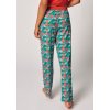 SKINY dámske nohavice dlhé Night In Mix & Match S25 - hibiscus leaves (Farba hibiscus leaves-S858, Veľkosť 44)