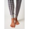 SKINY dámske nohavice dlhé Night In Mix & Match W25 - gray check (Farba gray check-s925, Veľkosť 44)