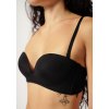 SKINY podprsenka bandeau bez kostice Micro Essentials B25 - black (Farba black-7665, Veľkosť 85 B)