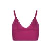 SKINY podprsenka Bustier s vyberateľnými výstužami Micro Essentials W24 - fading thistle (Farba fading thistle-s642, Veľkosť 40)