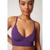 SKINY podprsenka Bustier s vyberateľnými výstužami Micro Essentials W24 - iced purple (Farba iced purple-s647, Veľkosť 42)