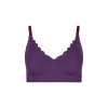 SKINY podprsenka Bustier s vyberateľnými výstužami Micro Essentials W24 - iced purple (Farba iced purple-s647, Veľkosť 42)
