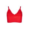 SKINY podprsenka Bustier s vyberateľnými výstužami Micro Essentials S25 - highrisk red (Farba highrisk red-s859, Veľkosť 44)