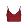 SKINY podprsenka Bustier s vyberateľnými výstužami Micro Essentials W25 - biking red (Farba biking red-s940, Veľkosť 44)