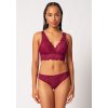 SKINY podprsenka Bustier s vyberateľnými výstužami Wonderfulace S25 - beet red (Farba beet red-S770, Veľkosť 44)