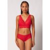 SKINY podprsenka Bustier s vyberateľnými výstužami Wonderfulace S25 - highrisk red (Farba highrisk red-s859, Veľkosť 44)