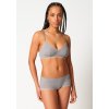 SKINY podprsenka mäkká s vyberateľnými výstužami Classicotton W25 - grey melange (Farba grey melange-s950, Veľkosť 44/C-D)