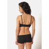 SKINY podprsenka mäkká s vyberateľnými výstužami Cotton Essetials B25 - black (Farba black-7662, Veľkosť 44)