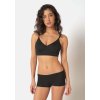 SKINY podprsenka mäkká s vyberateľnými výstužami Cotton Essetials B25 - black (Farba black-7662, Veľkosť 44)