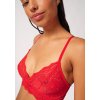 SKINY podprsenka nevystužená mäkká Wonderfulace S25 - highrisk red (Farba highrisk red-s859, Veľkosť 44)