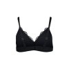 SKINY podprsenka s vyberateľnými výstužami Microornaments B25 - black (Farba black-7665, Veľkosť 44/C-D)