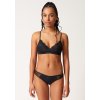SKINY podprsenka s vyberateľnými výstužami Microornaments B25 - black (Farba black-7665, Veľkosť 44/C-D)