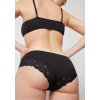 SKINY dámske panty 2-balenie Cotton Lace Essentials B25 - black (Farba black-7665, Veľkosť 42)
