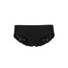 SKINY dámske panty 2-balenie Cotton Lace Essentials B25 - black (Farba black-7665, Veľkosť 42)