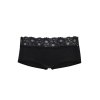SKINY dámske panty 2-balenie Cotton Lace Essentials B25 - black (Farba black-7665, Veľkosť 42)