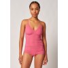 SKINY dámske tielko Spaghetti vyberateľné vankúšiky Micro Essentials S25 - rapture rose (Farba rapture rose-S786, Veľkosť 44)